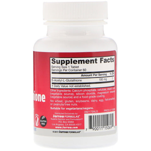 Jarrow - S-Acetyl L-Glutathione 100mg - 60 Capsules