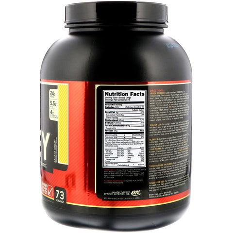 Optimum Nutrition - Gold Standard 100% Whey Cookies & Cream - 5 Lb