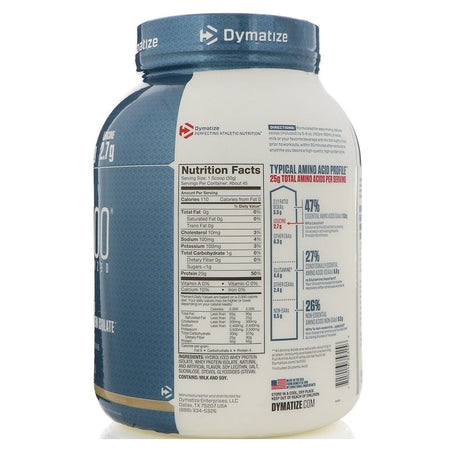 Dymatize - ISO100, Gourmet Vanilla - 3 Lb (1.4 Kg)