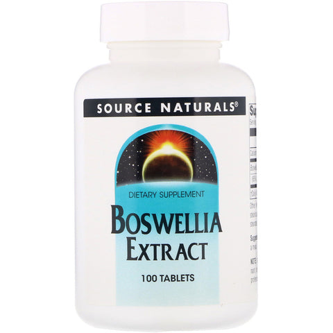 Source Naturals - Boswellia Extract - 100 Tablet