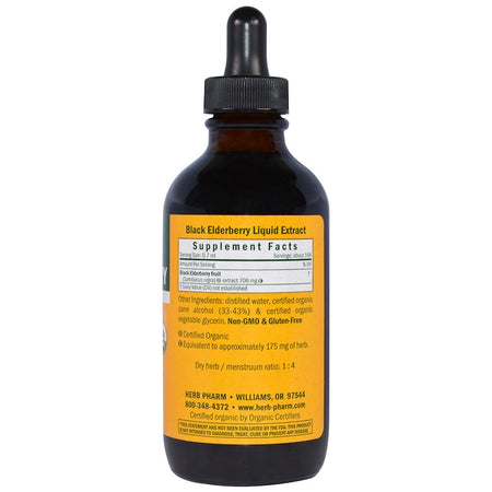 Herb Pharm - Black Elderberry  - 4 Oz