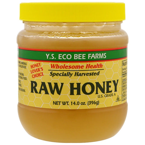 YS Organic Bee - Raw Honey - 14 Oz
