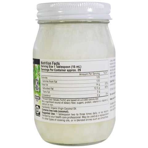Source Naturals - Coconut Oil, Extra Virgin - 15 Fl Oz