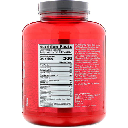BSN - Syntha-6, Ultra Premium Protein Matrix, Strawberry Milkshake, 5.0 lbs (2.27 kg)