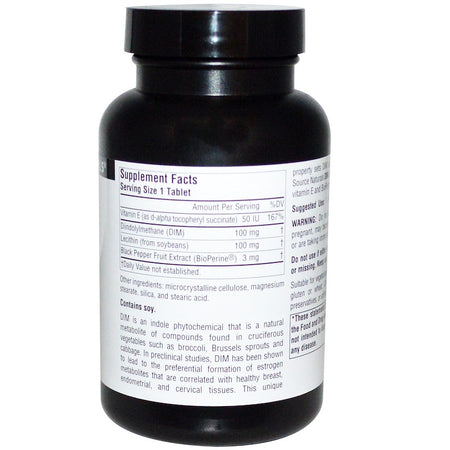 Source Naturals -  DIM, (Diindolylmethane), 100 mg, 120 Tablets