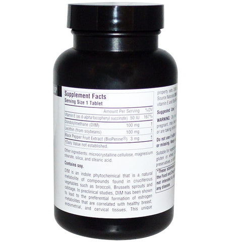 Source Naturals -  DIM, (Diindolylmethane), 100 mg, 120 Tablets