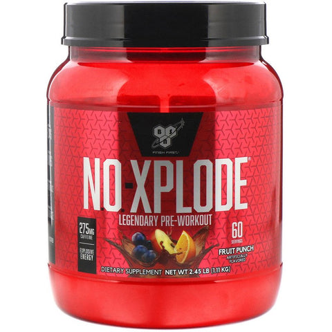 BSN - N.O.-Xplode, Legendary Pre-Workout, Fruit Punch, 2.45 lbs (1.11 kg)