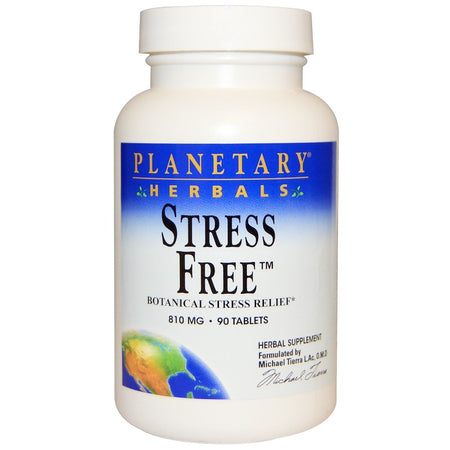 Planetary Herbals - Stress Free™  Botanical Stress Relief 810 Mg - 90 Tablet
