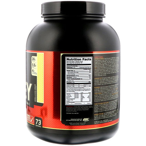Optimum Nutrition - Gold Standard 100% Whey Vanilla Ice Cream - 5 Lb