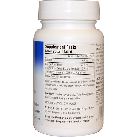 Planetary Herbals - Vitex Extract, Full Spectrum™ 500 Mg - 60 Tablet