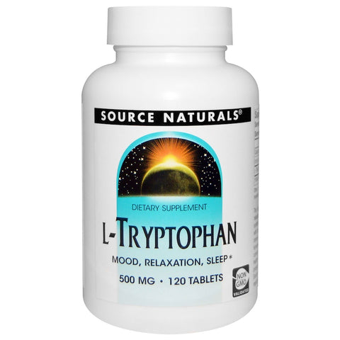 Source Naturals - L-Tryptophan 500 Mg - 120 Tablet