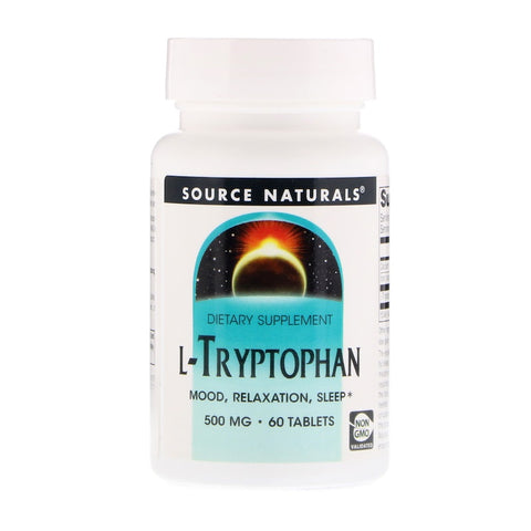 Source Naturals - L-Tryptophan 500 Mg - 60 Tablet