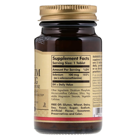 Solgar - Yeast-Free, 100 mcg, 100 Tablets