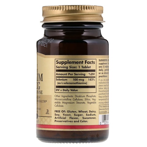 Solgar - Yeast-Free, 100 mcg, 100 Tablets
