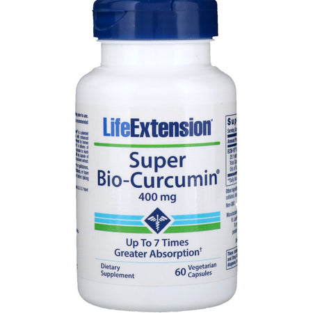 Life Extension - Super Bio-Curcumin®, 400 Mg, 60 Vegetarian Capsule - 60 Capsules