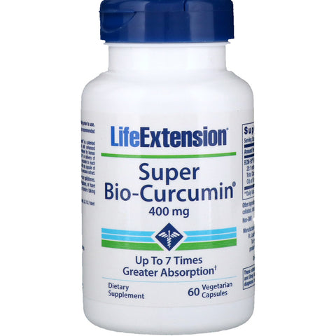 Life Extension - Super Bio-Curcumin®, 400 Mg, 60 Vegetarian Capsule - 60 Capsules