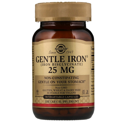 Solgar - Gentle Iron® Vegetable Capsules - 90 Capsules