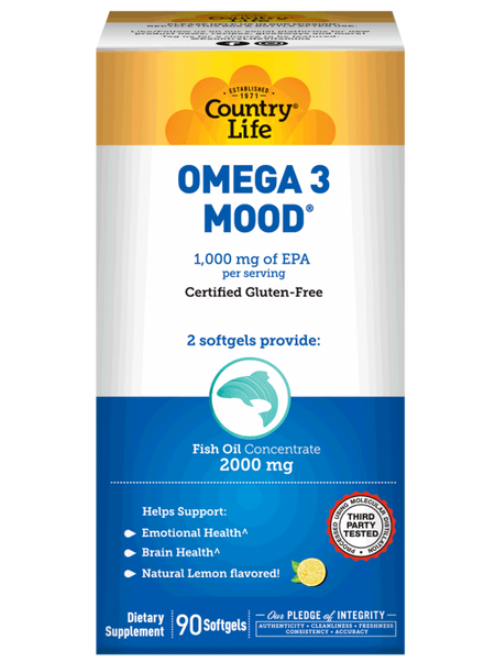 Country Life - OMEGA 3 MOOD 90 SOFTGEL