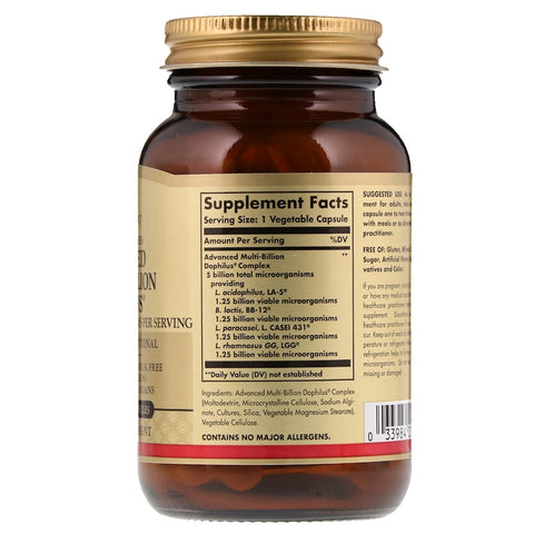 Solgar - Advanced Multi-Billion Dophilus® Vegetable Capsules - 60 Capsules