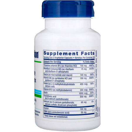 Life Extension - BioActive Complete B-Complex, 60 Veggie Capsules