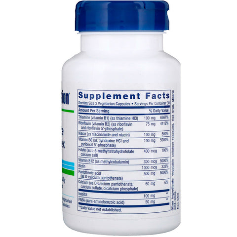 Life Extension - BioActive Complete B-Complex, 60 Veggie Capsules