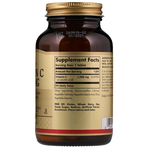 Solgar - Vitamin C 1000 Mg Tablets  - 90 Tablets