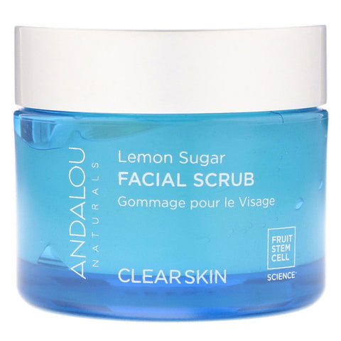 Andalou Naturals - Facial Scrub, Lemon Sugar, Clarifying, 1.7 oz (50 g)