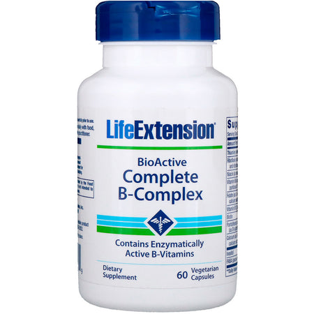 Life Extension - BioActive Complete B-Complex, 60 Veggie Capsules
