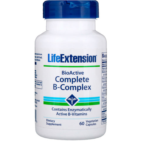 Life Extension - BioActive Complete B-Complex, 60 Veggie Capsules