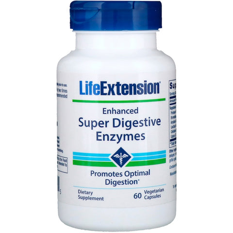 Life Extension - ENHANCED SUPER DIGESTIVE ENZYMES 60 CAPS - 60 Capsules