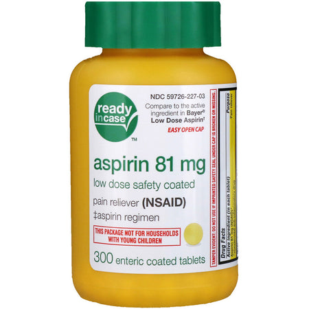 Life Extension - LOW DOSE ASPIRIN 81MG(ENTERIC)300 TABS