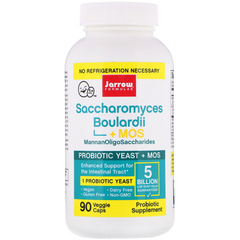 Jarrow - Saccharomyces Boulardii + MOS 5 Billion - 90 Capsules