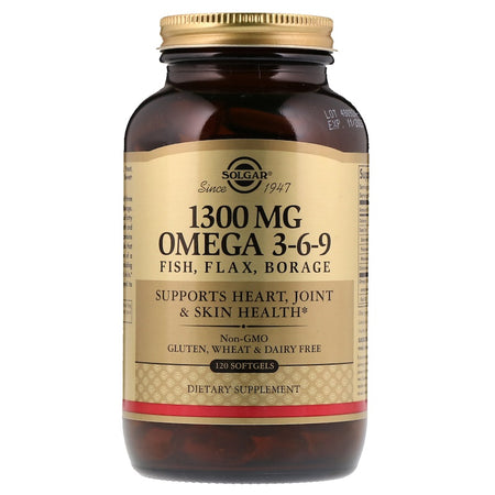 Solgar - EFA 1300 Mg Omega 3-6-9 Softgels    - 120 Softgels