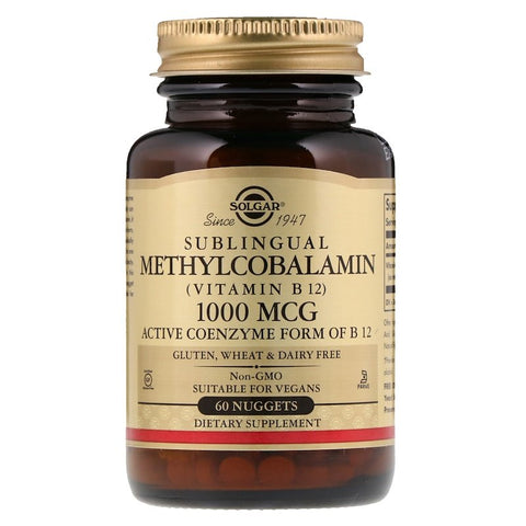 Solgar - Methylcobalamin (Vitamin B12) 1000 Mcg Nuggets - 60