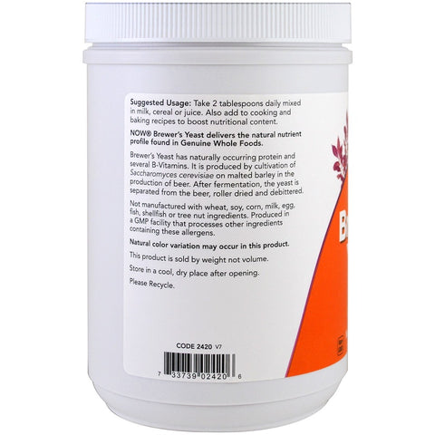 Now Foods - Brewer's Yeast, Super Food, 1 lb (454 g)
