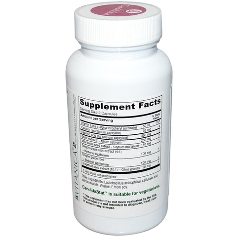 Vitanica - CandidaStat, Yeast Balance Support, 60 Veggie Caps