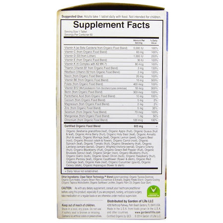 Garden Of Life - Mykind Organics Mens Once Daily 60ct TABLETS