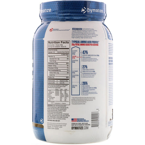 Dymatize - ELITE 100% WHEY, Cookies & Cream - 2 Lb (907 G)