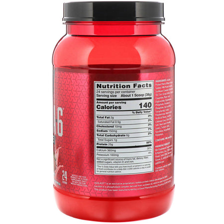 BSN - Syntha-6 Isolate, Protein Powder Drink Mix, Strawberry Milkshake, 2.01 lbs (912 g)