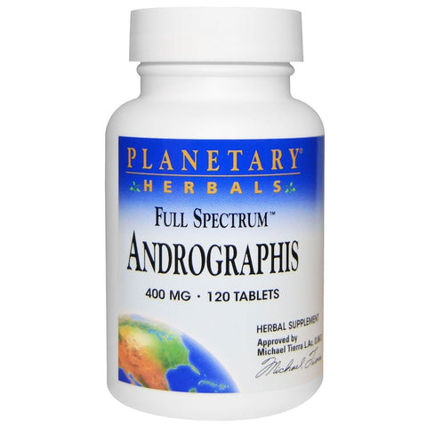 Planetary Herbals - Andrographis, Full Spectrum™ 400 Mg - 120 Tablet