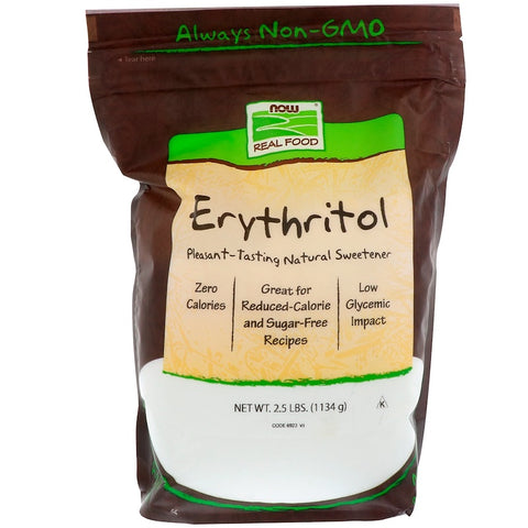Now Foods - Real Food, Erythritol, Natural Sweetener, 2.5 lbs (1134 g)