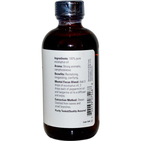 Now Foods - Essential Oils, Eucalyptus, 4 fl oz (118 ml)