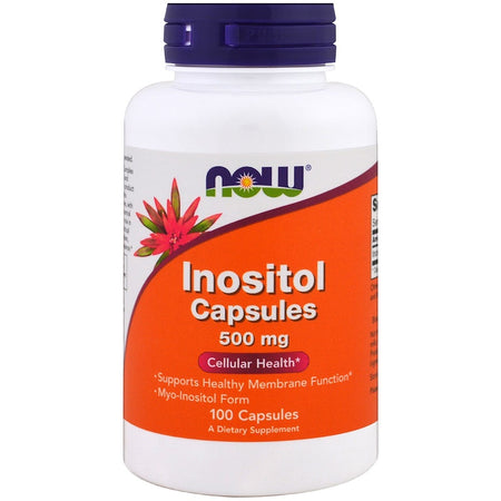 Now Foods - IInositol Capsules, 500 mg, 100 Capsules