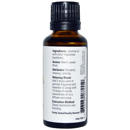 Now Foods - Solutions, Jasmine, 1 fl oz (30 ml)