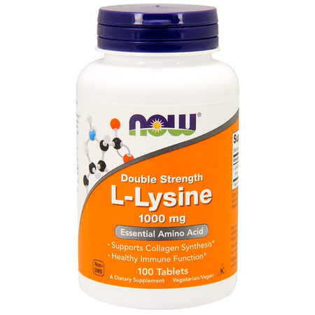 Now Foods - L-LYSINE 1000mg 100 TABS