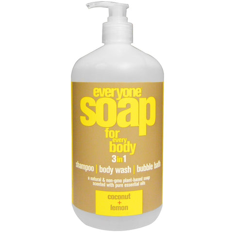 EveryOne Liquid Soap Coconut & Lemon - 32 Ounce