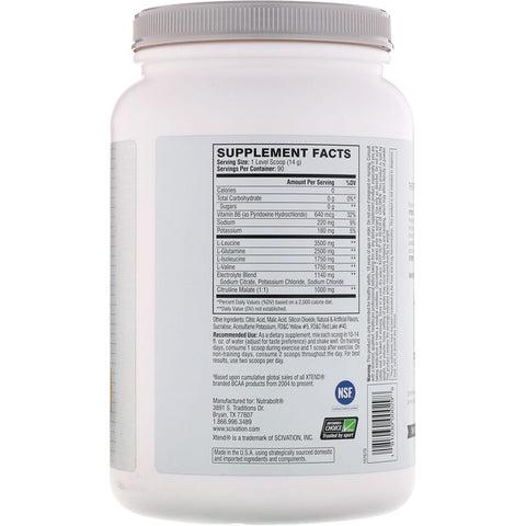 Xtend The Original 7G BCAA, Mango Madness, 2.78 lb (1.26 kg) - 90 Servings