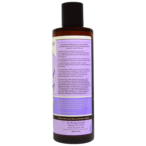 Dr Woods - Castile Soap Liquid Lavender With Shea Butter - 32 Ounce
