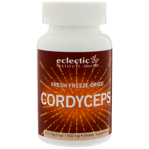 Eclectic Institute - Fresh Freeze-Dried Cordyceps, 560 mg, 120 Veg Caps