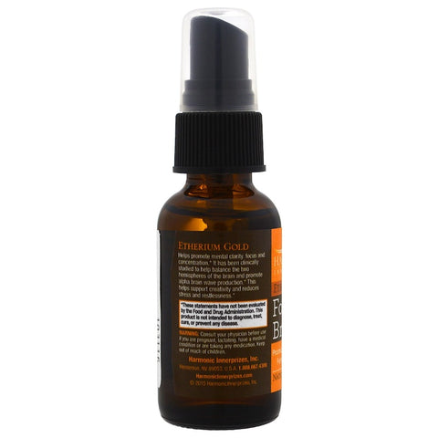 Harmonic Innerprizes - Etherium Gold- Focused Brain,1oz Homeopathic